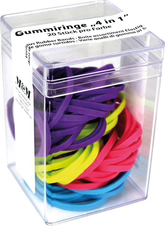 Actual product image Metzger&Mendle Rubber bands 4 in 1 (80 pcs.)