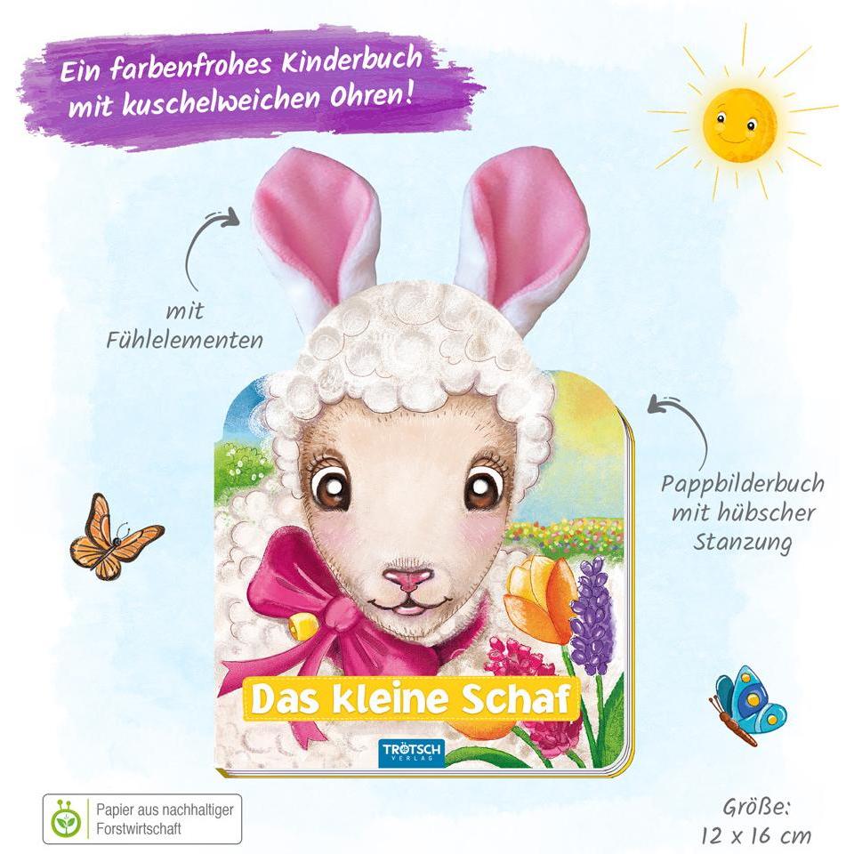Thumbnail - Trötsch, Babybücher, Das kleine Schaf Kinderbuch mit Plüschohren (Deutsch)