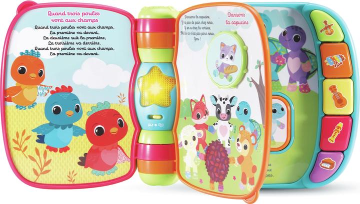 Image du produit VTech Jouet musical Mon premier livre de chansons bleu -FR- (Français)