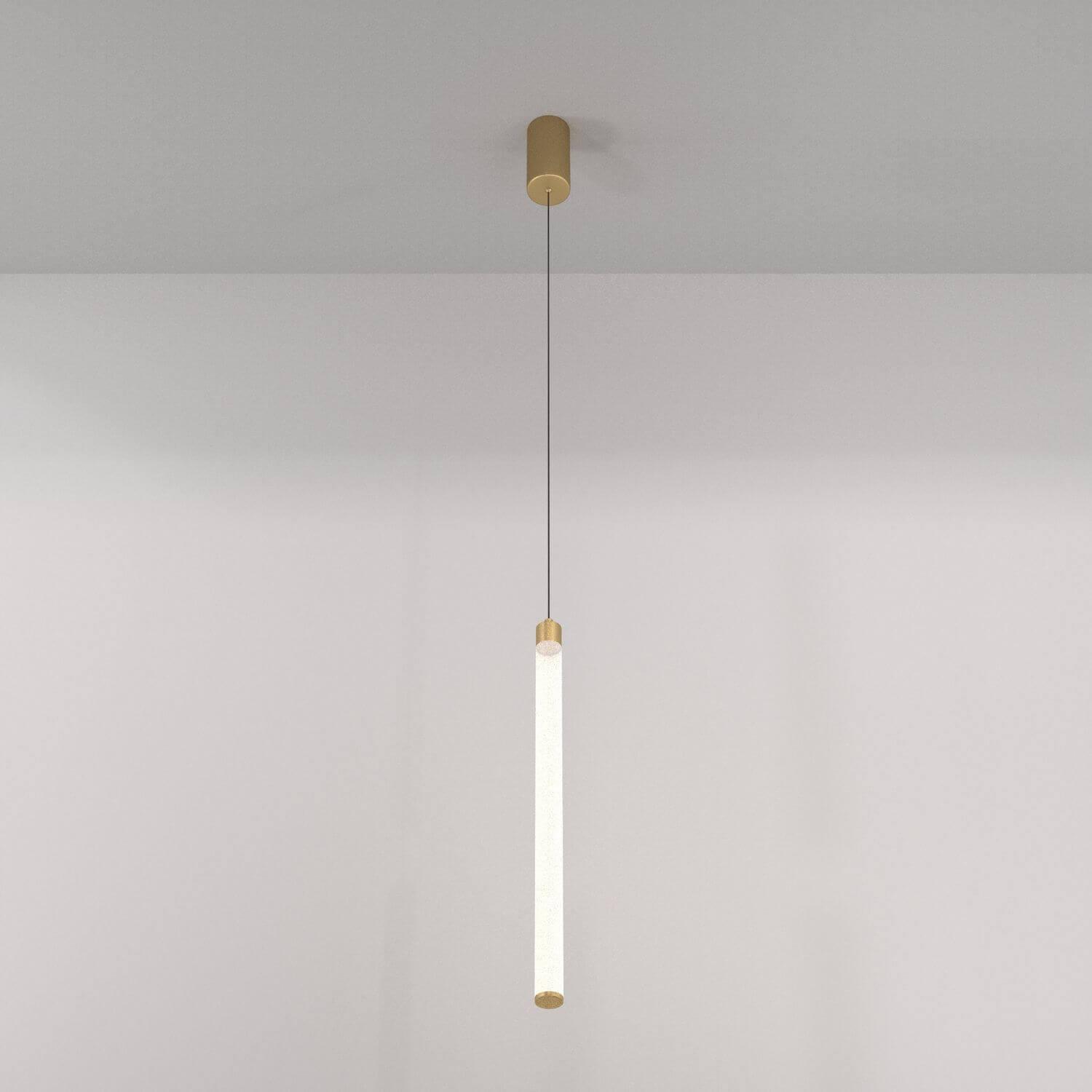 Thumbnail - Maytoni, Pendelleuchte, Ray LED Pendelleuchte, Hängeleuchte 20W Gold-Farbe Warmweiss