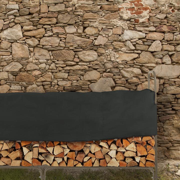 Actual product image Relaxdays Firewood rack (250 x 30 x 122 cm)