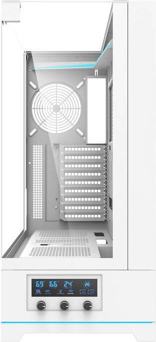 Image du produit Darkflash Tech Darkflash DY450L boîtier d'ordinateur sans ventilateurs (blanc) (mATX, ITX, ATX)