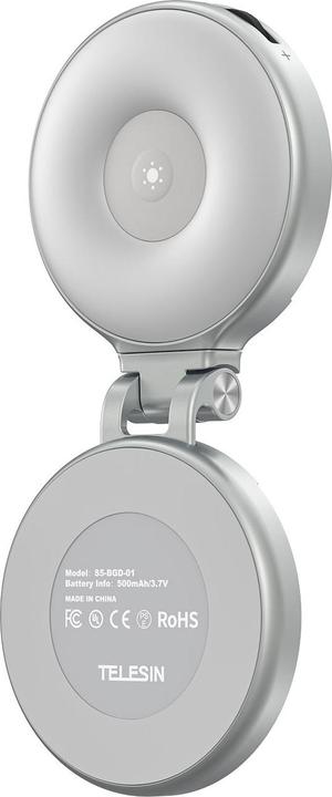 Produktbild Telesin Magnetic Selfie Ring Light - RGB version (silver)