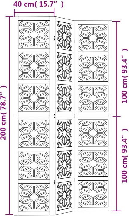Immagine prodotto vidaXL Paravent