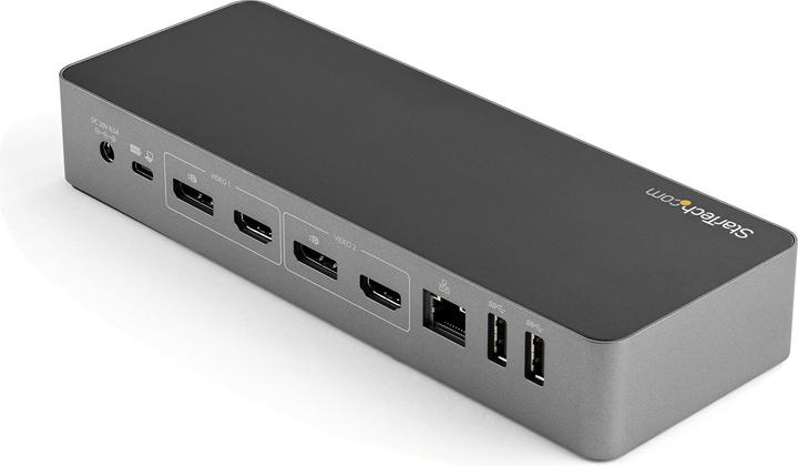 Produktbild StarTech .com Universal Laptop Docking Station USB-C & USB 3.0 2x4K 100W PD (Docking Port, 3 Ports)
