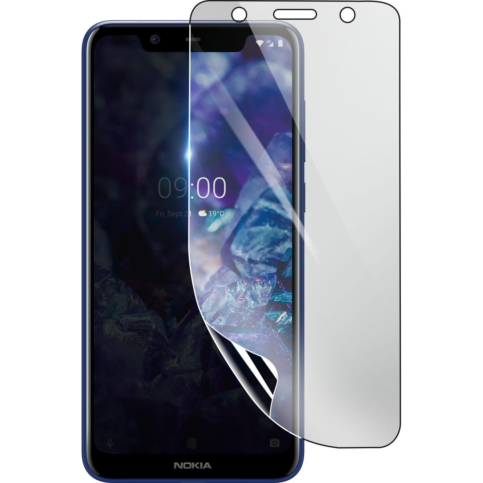 3MK Hydrogel Bildschirmfolie für Nokia 5.1 (1 Stück, Nokia 5.1), Smartphone Schutzfolie, Transparent