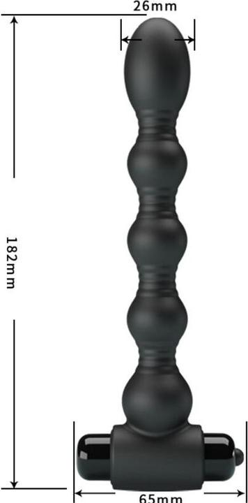 Actual product image Pretty Love Lynn - Vibrating Anal Plug - Black