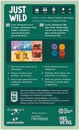 Produktbild Helvetiq Just Wild (Deutsch, Englisch, Französisch, 2 - 4 Spieler)