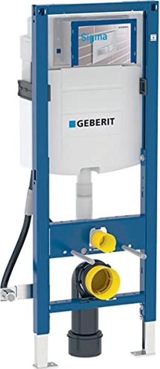 Actual product image Geberit Duofix element for wall-hung WC 112 cm with Sigma concealed splashback 12 cm barrier-free