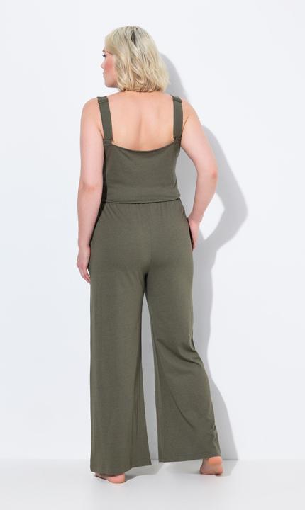 Produktbild Ulla Popken Jumpsuit, Spitze, V-Ausschnitt, ärmellos (56)