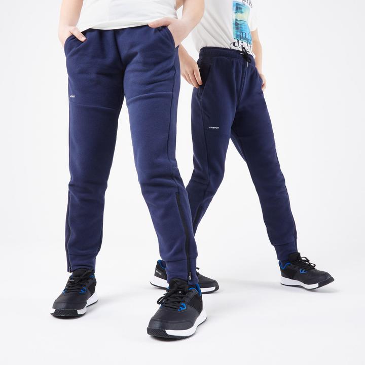Image du produit Artengo Pantalon de Tennis Enfant avec fermeture éclair au bas des jambes - TPA TH Junior bleu