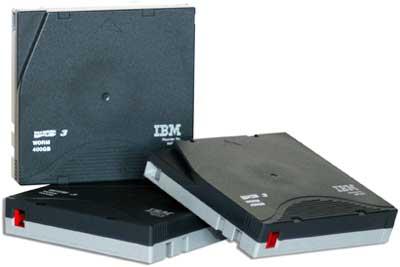 Actual product image IBM TotalStorage WORM (LTO-3 Ultrium, 400 GB)