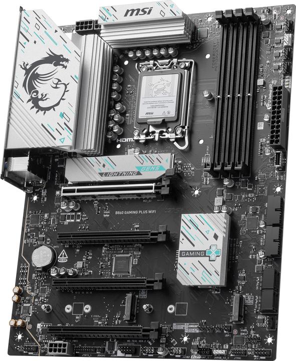 Productafbeelding MSI B860 GAMING PLUS WIFI (LGA 1851, Intel B860, ATX)