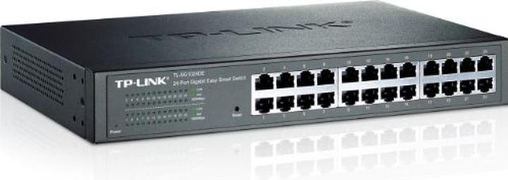 Actual product image TP-Link (TL-SG1024DE) 24-Port Gigabit Easy Smart Switch, Simple Setup, Rackmountable, VLAN