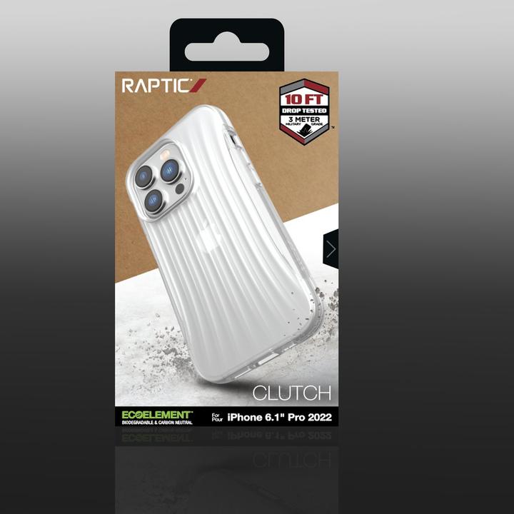 Produktbild X-Doria Raptic Clutch Case iPhone 14 Pro Rückseite Transparent (Apple iPhone 14 Pro)
