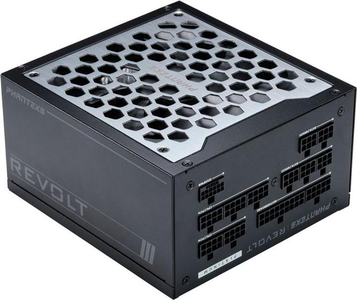 Phanteks Revolt 1000W Platinum, ATX 3.0, PCIe 5.0, completamente modulare - 1000 Watt, nero (1000 W)