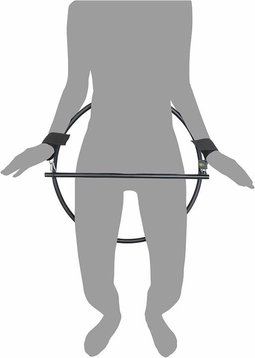 Actual product image Rimba Restrain ring with Velcro cuffs and padlock