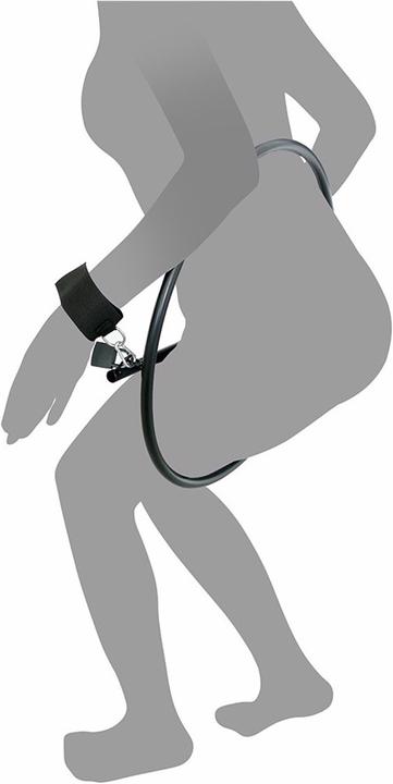 Actual product image Rimba Restrain ring with Velcro cuffs and padlock