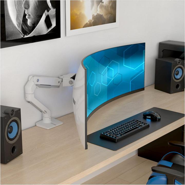 Immagine prodotto Ergotron HX Arm With Very Heavy Duty Pivot Desk Mount White (Tavolo, 57")