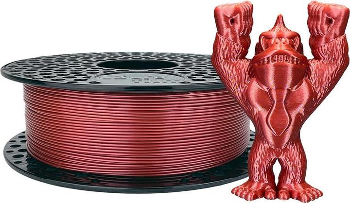 Actual product image AzureFilm Filament PET-G PEARL, 1.75mm, 1kg, red (PETG-GF, 1.75 mm, 1000 g, Red)