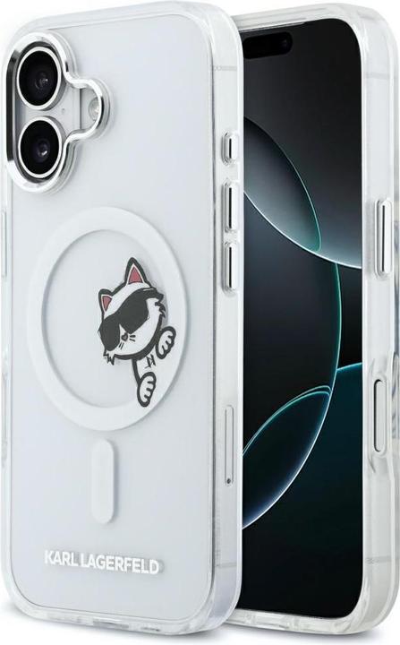 Karl Lagerfeld Case IML Peekaboo MagSafe for iPhone 17 transparent (Apple iPhone 17)