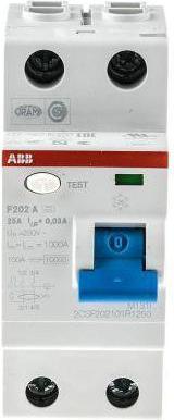 Immagine prodotto ABB RCD, F 202, 2 POLI