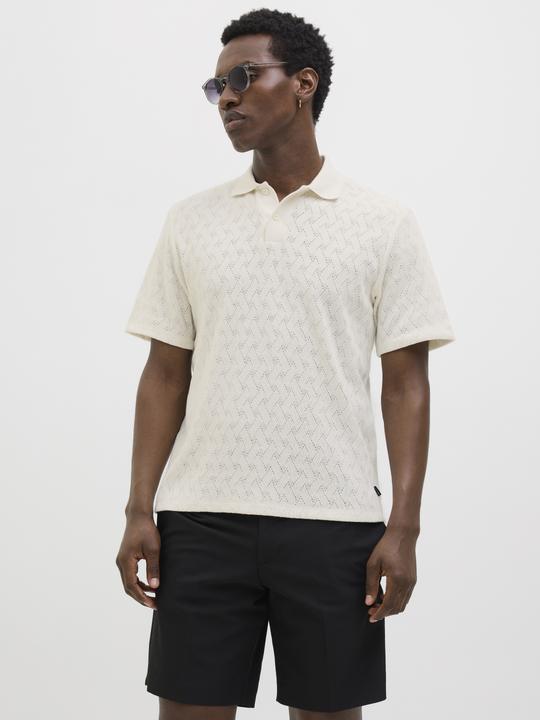 Actual product image Jack & Jones Jprblatrent Jacquard Polo Sn (L)