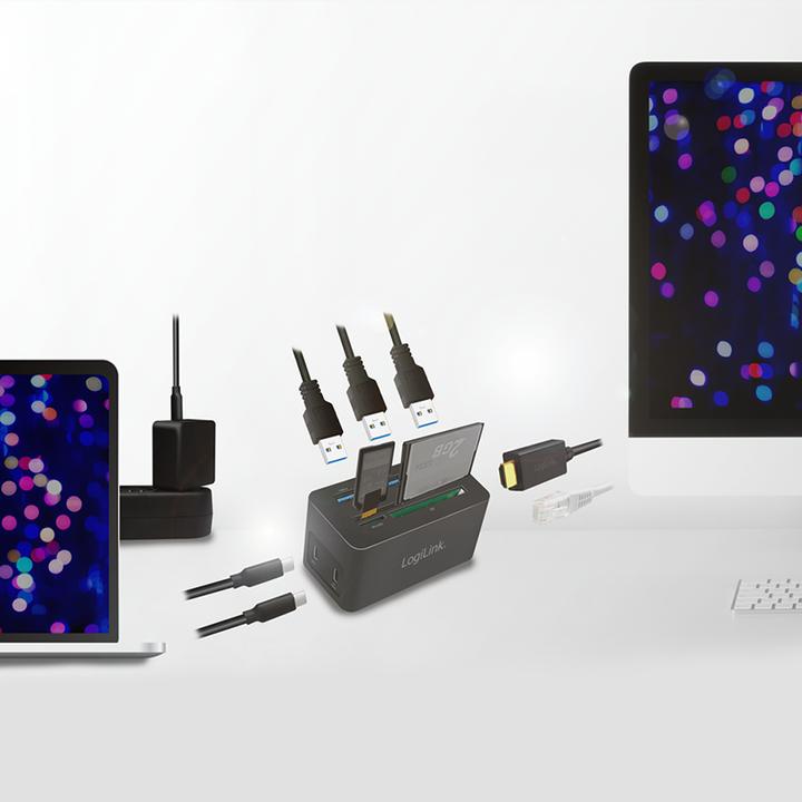 Actual product image LogiLink UA0370 (USB-C, 4 ports)