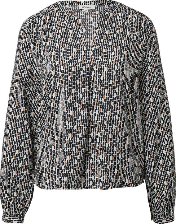 Immagine prodotto s.Oliver Bluse Bluse aus Viskose mit All-over-Print (32)