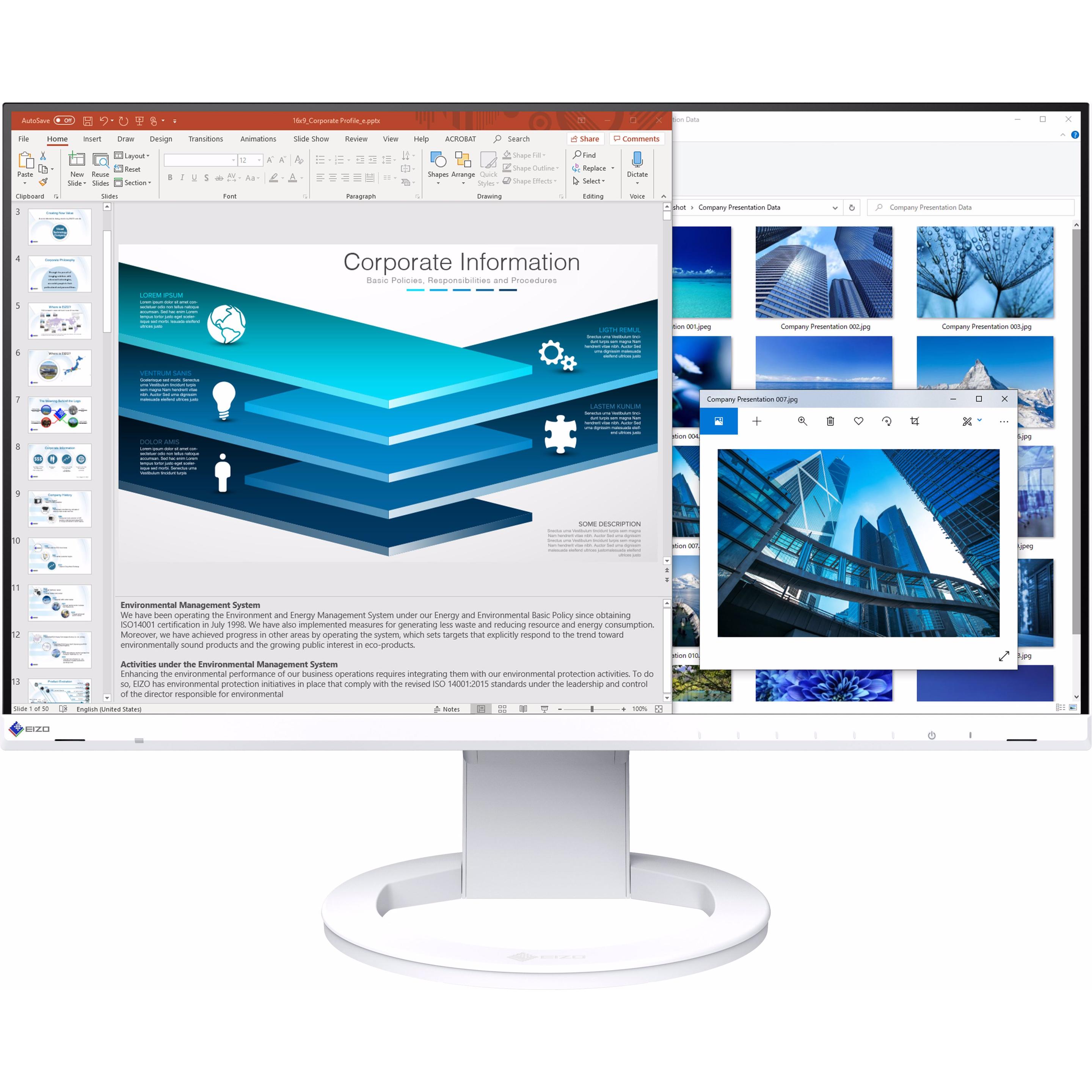 Eizo EV2480 (1920 x 1080 Pixel, 24"), Monitor, Weiss