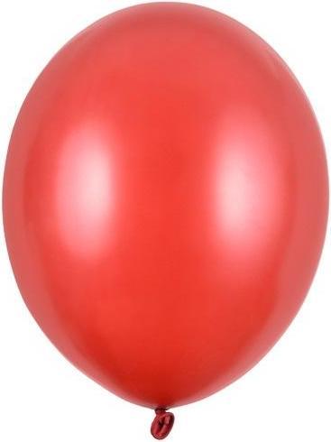 Produktbild Partydeco Strong Balloons 30cm, Metallic Poppy Red (1 pkt / 100 pc.) (100 x)