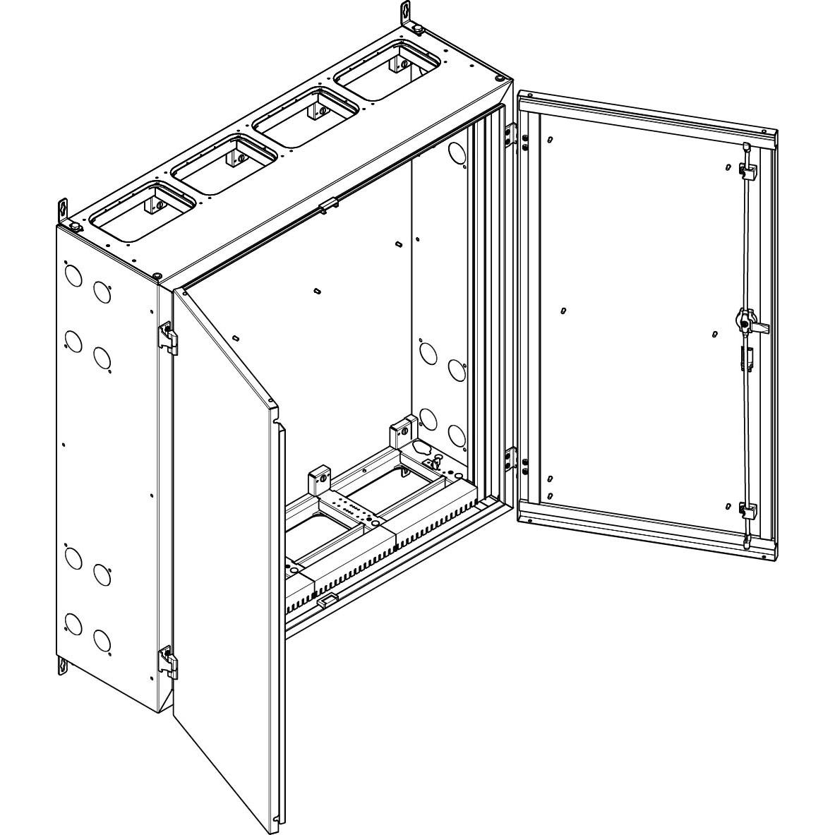 ABN NT47P, Serverschrank Zubehör, Weiss