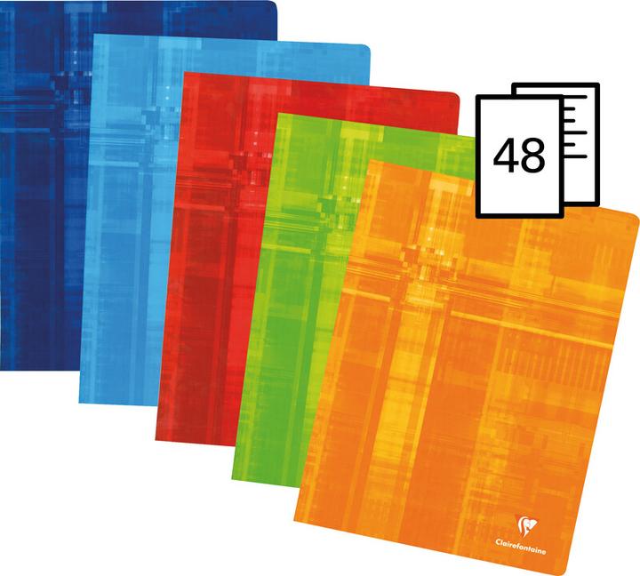 Produktbild Clairefontaine Notizheft mit Lineatur (A4+, Kariert, Weicher Einband)