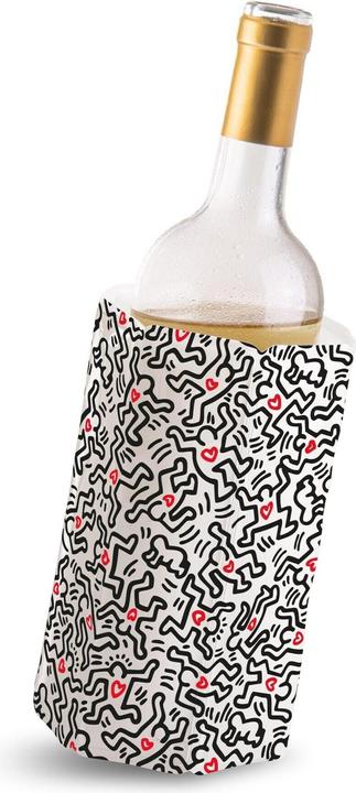 Vacu Vin Weinkühler Kühlmanschette Keith Haring Mehrfarbig