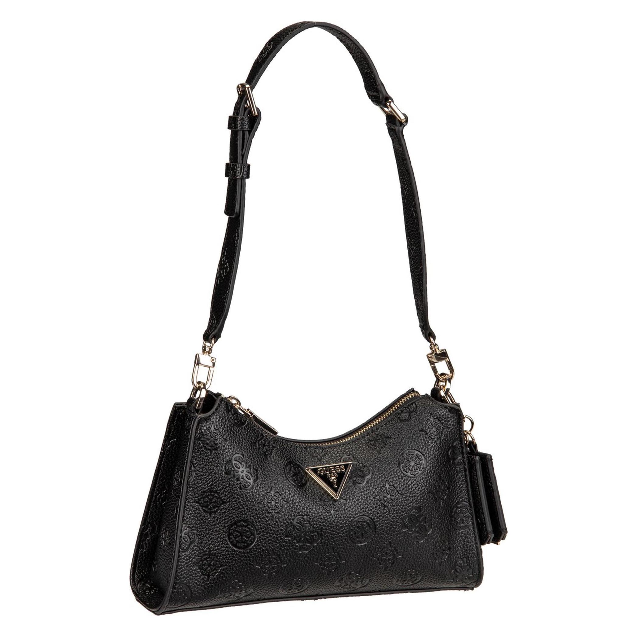 Guess, Vrouwen, Handtas, Cresidia Schultertasche 27 Cm, Zwart