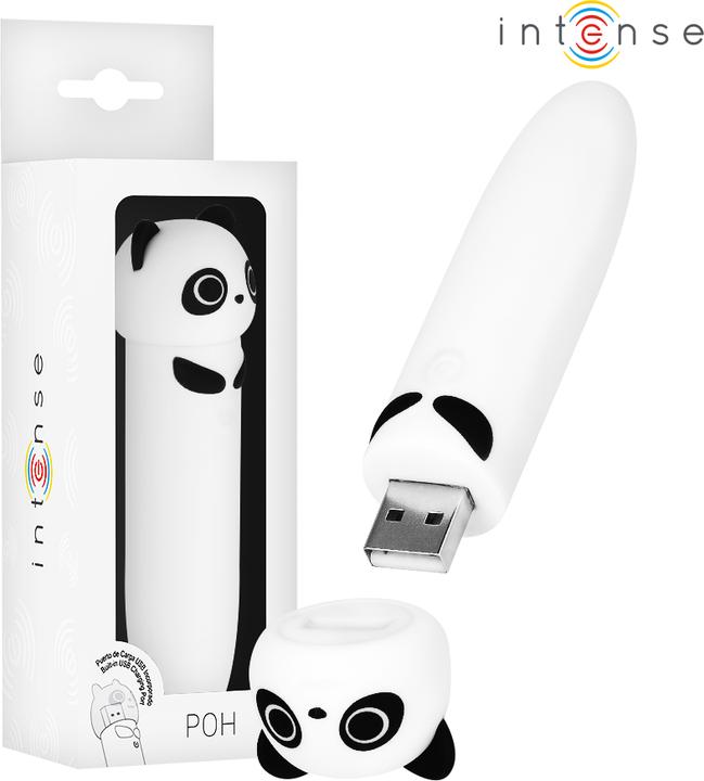 Intense Poh Panda Vibrierende Kugel, per USB wiederaufladbar, 10 x 2,2 cm