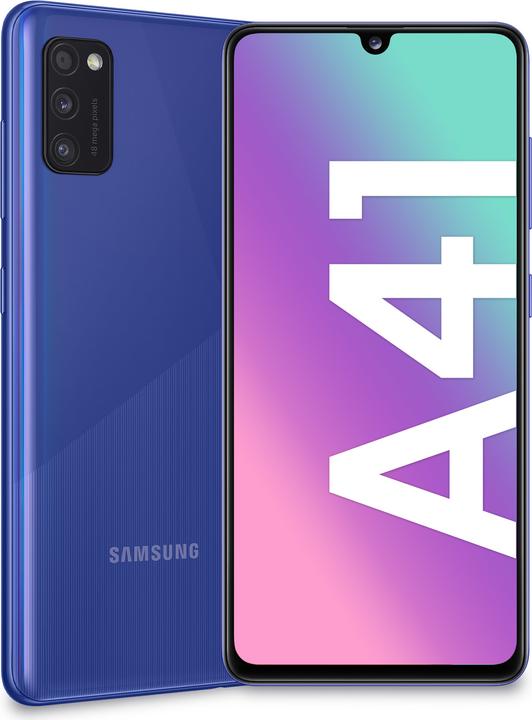 Actual product image Samsung Galaxy A41 EU (64 GB, Blue, 6.10", Dual SIM, 4G)