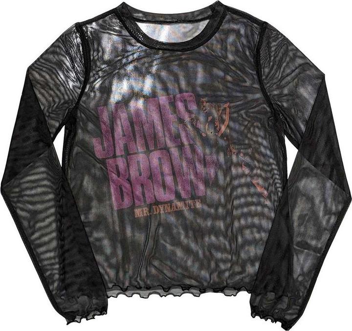 Produktbild James Brown Mr Dynamite Kurzes Top Langärmlig (XL)