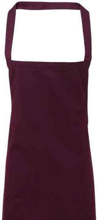 Actual product image Premier Unisex Adult Cotton Bibbed Apron (One size)