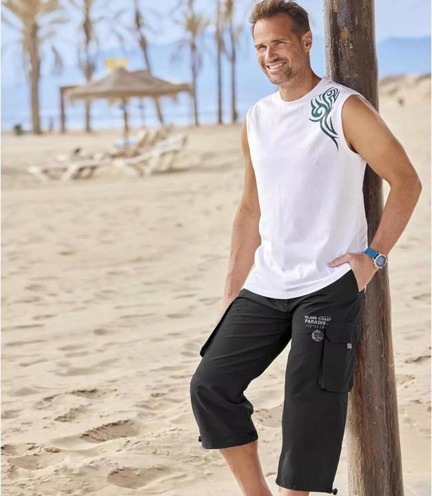 Actual product image Atlas For Men 34Pants Island Coast in microfibre in cargo style (XL)