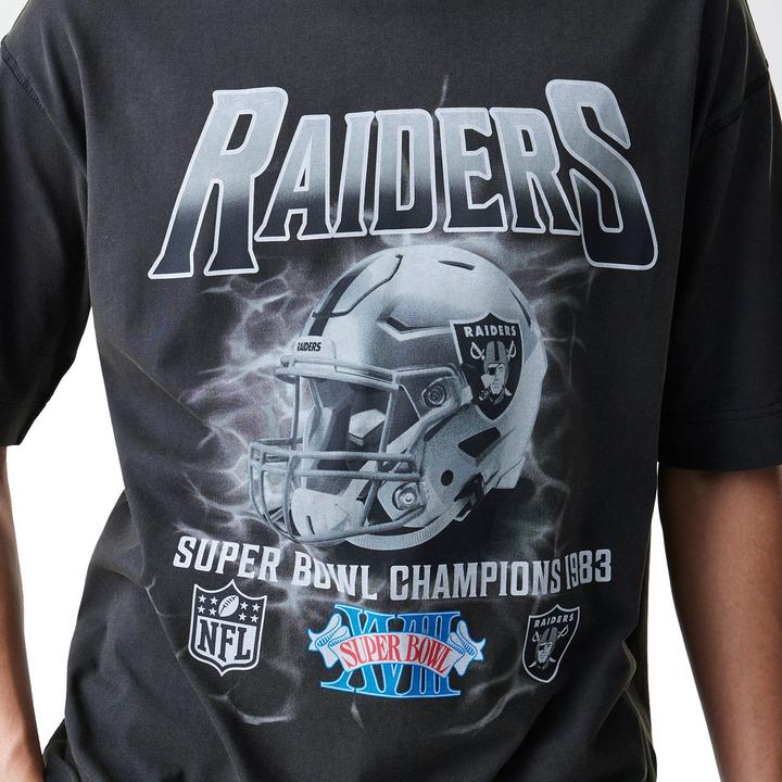 Actual product image New Era Boxy Shirt - WASHED Las Vegas Raiders - S (S)
