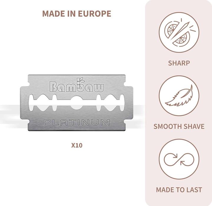 Produktbild Bam Baw Bambaw Geschenk Rasierset rosa 3 Stück