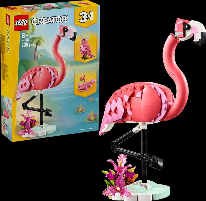 Produktbild LEGO Wilde Tiere: Rosa Flamingo (31170, LEGO Creator Expert)