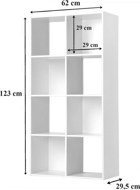 Produktbild CaliCosy Regal (29.50 x 62 x 123 cm)