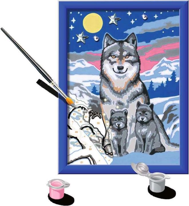 Actual product image Ravensburger Cute wolf family