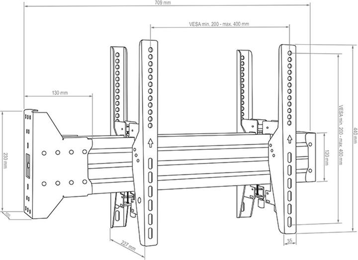 Produktbild Hagor Cps From Wall Back-2-Back