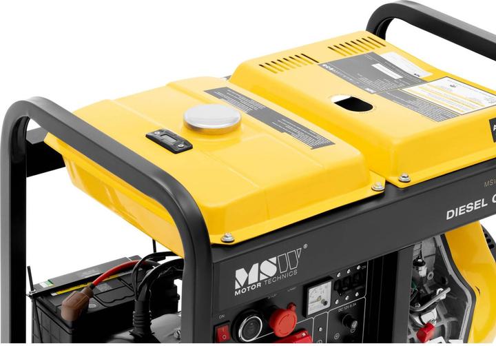 Produktbild MSW Notstromaggregat Diesel Stromerzeuger 1830/5500 W 12,5 L 240/400 V AVR Euro 5 (6250 W, 12.50 l)