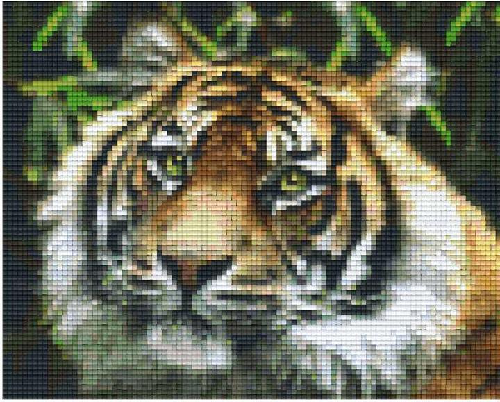 Produktbild pixeln.ch Pixel Geschenkset 4 Basisplatten - Tiger