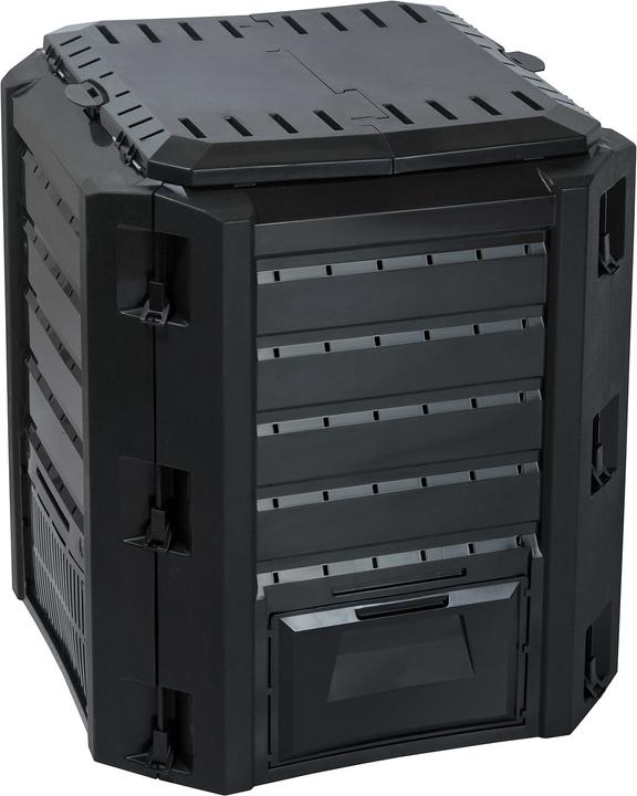Actual product image Deuba Modular two-chamber compost bin 800L black (800 l)
