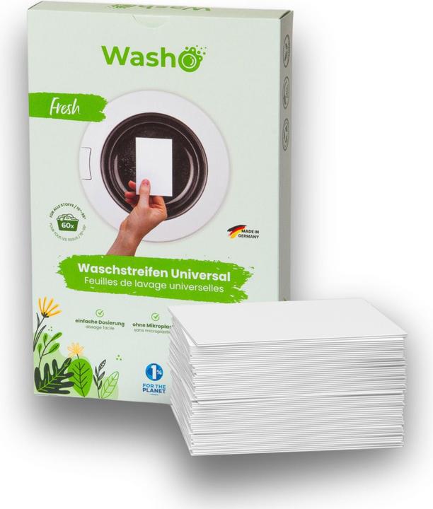 Image du produit Washo Bande de lavage (60 Cycles de lavage, Linge de toilette)